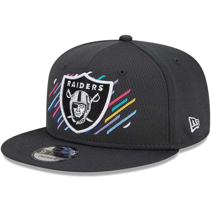 Las Vegas Raiders New Era NFL 2021 Crucial Catch 9FIFTY Snapback Hat – Steel