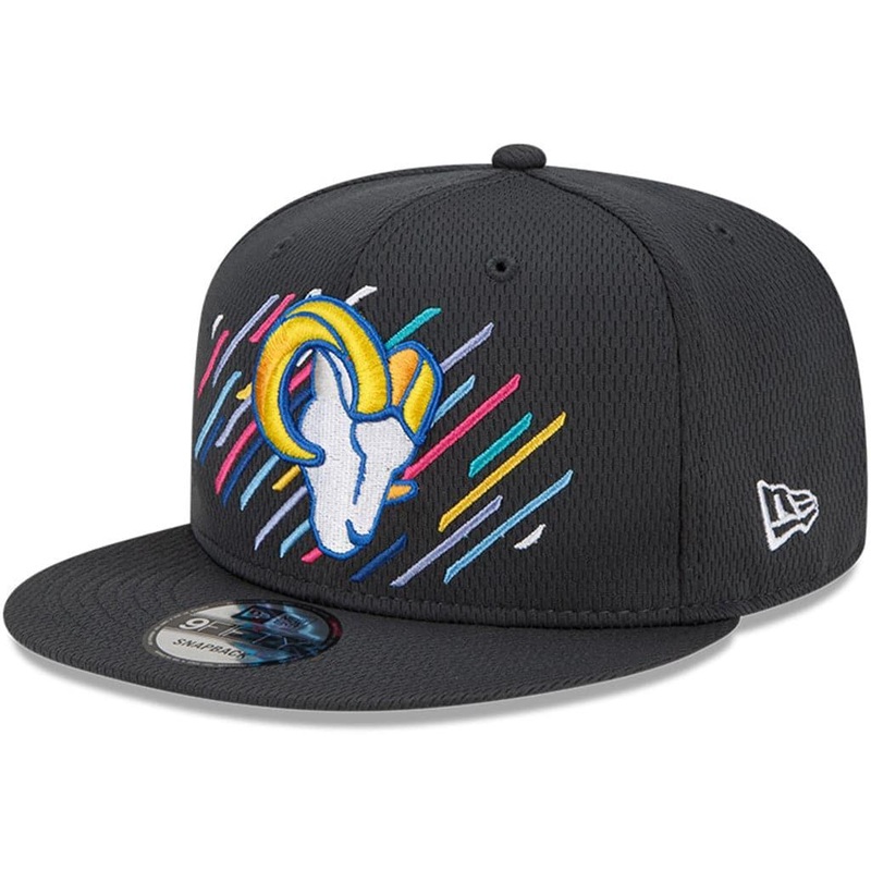 Los Angeles Rams New Era NFL 2021 Crucial Catch 9FIFTY Snapback Hat – Steel