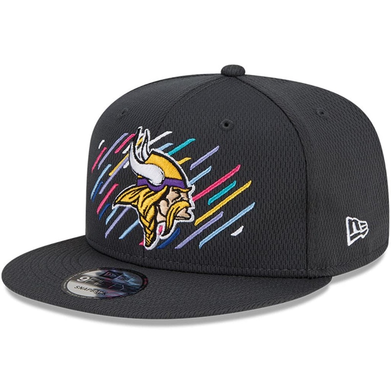Minnesota Vikings New Era NFL 2021 Crucial Catch 9FIFTY Snapback Hat – Steel