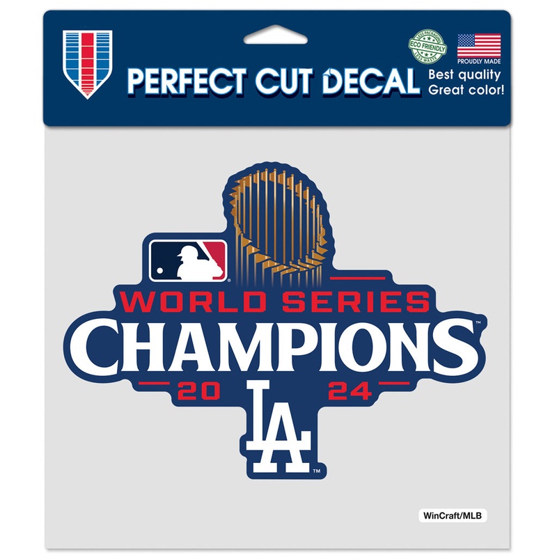 MLB Los Angeles Dodgers WinCraft 2024 World Series Champion 8″ x 8″ Decal