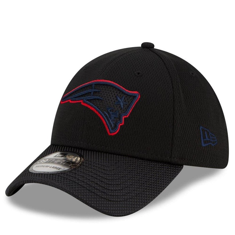 New England Patriots New Era NFL 2021 Sideline Road 39THIRTY Flex Fit Hat – Navy
