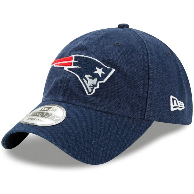 New England Patriots New Era NFL Core 9TWENTY Curved Hat – Navy