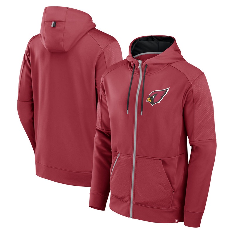 NFL Arizona Cardinals Fanatics Defender Full Zip Hoodie