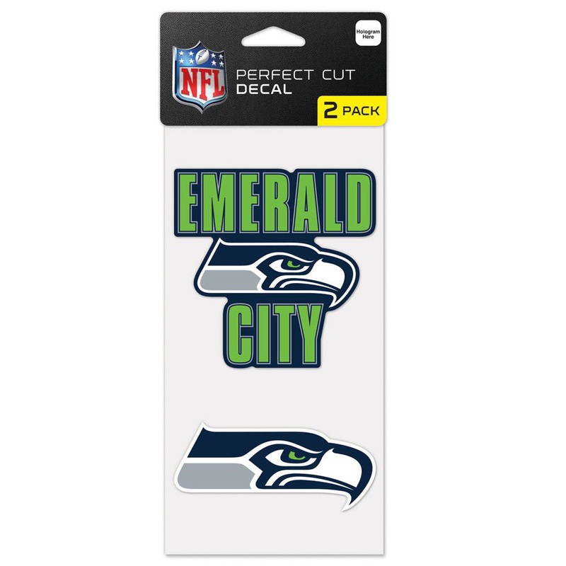 NFL Seattle Seahawks WinCraft 4″ x 8″ Slogan Decal Pack