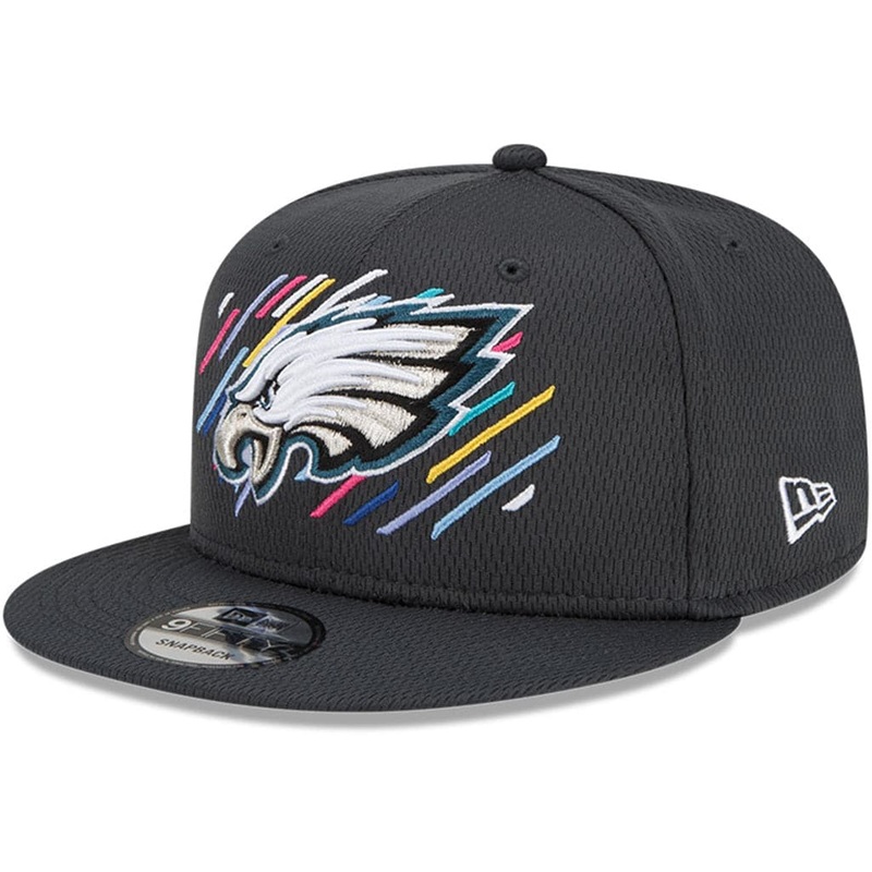 Philadelphia Eagles New Era NFL 2021 Crucial Catch 9FIFTY Snapback Hat – Steel