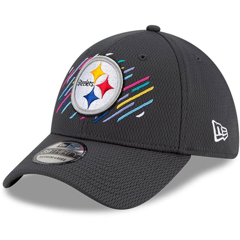 Pittsburgh Steelers New Era NFL 2021 Crucial Catch 39THIRTY Flex Fit Hat – Steel