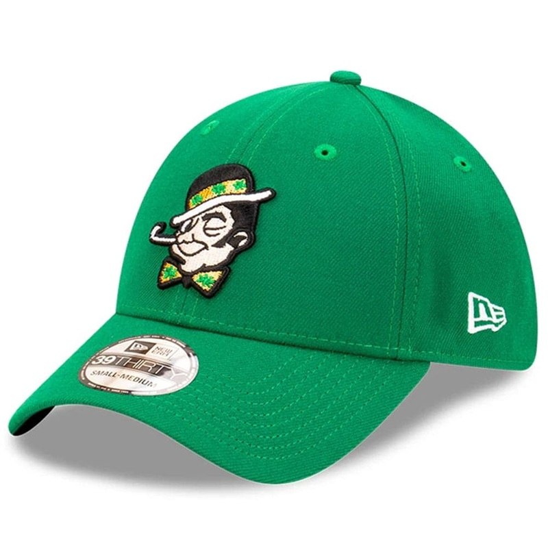 Boston Celtics New Era NBA Dissected Logo 39THIRTY Flex Fit Curve Hat – Green