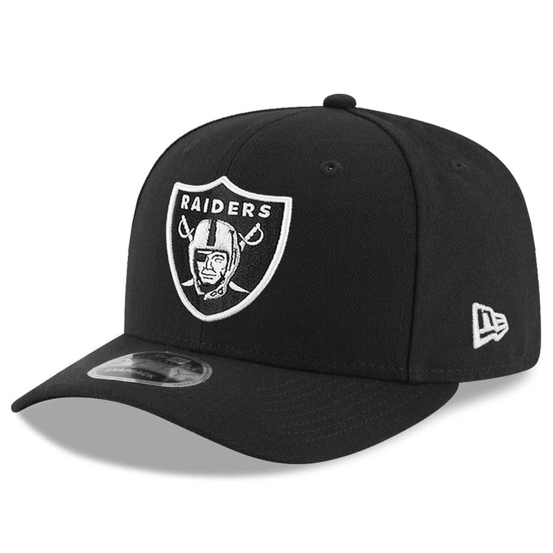 Las Vegas Raiders New Era NFL Team 9FIFTY OF Pre-Curved Snapback Hat – Black