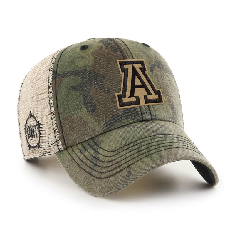 NCAA Arizona Wildcats ’47 Sector Mesh Clean Up Trucker Adjustable Hat – Camo