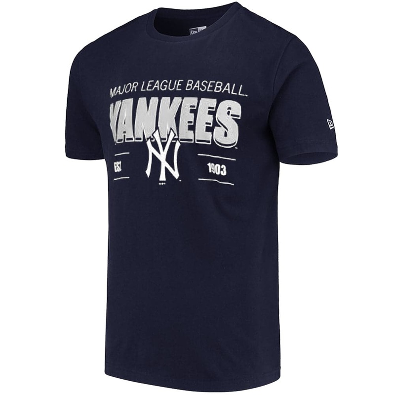 New York Yankees New Era MLB Team Frontline T-Shirt – Navy