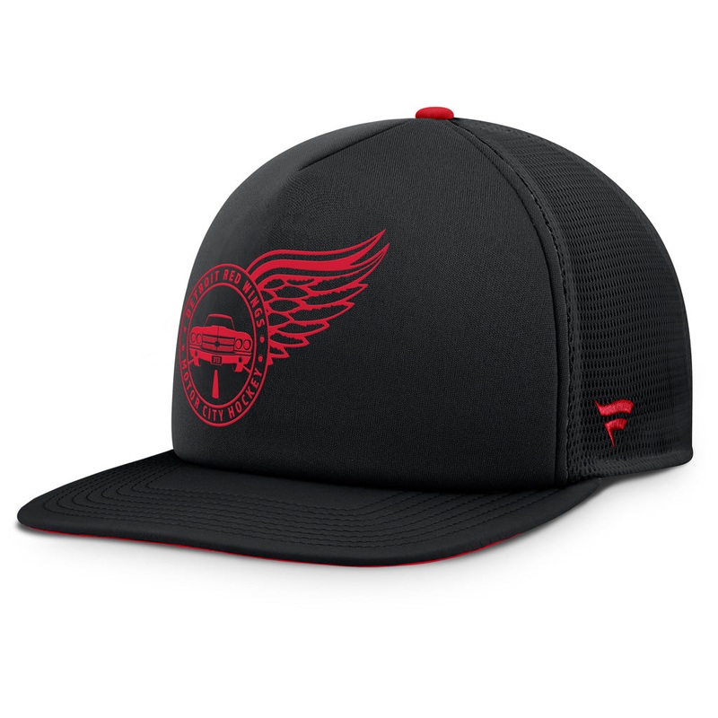 NHL Detroit Red Wings Fanatics Hometown Foam Snapack Hat – Black