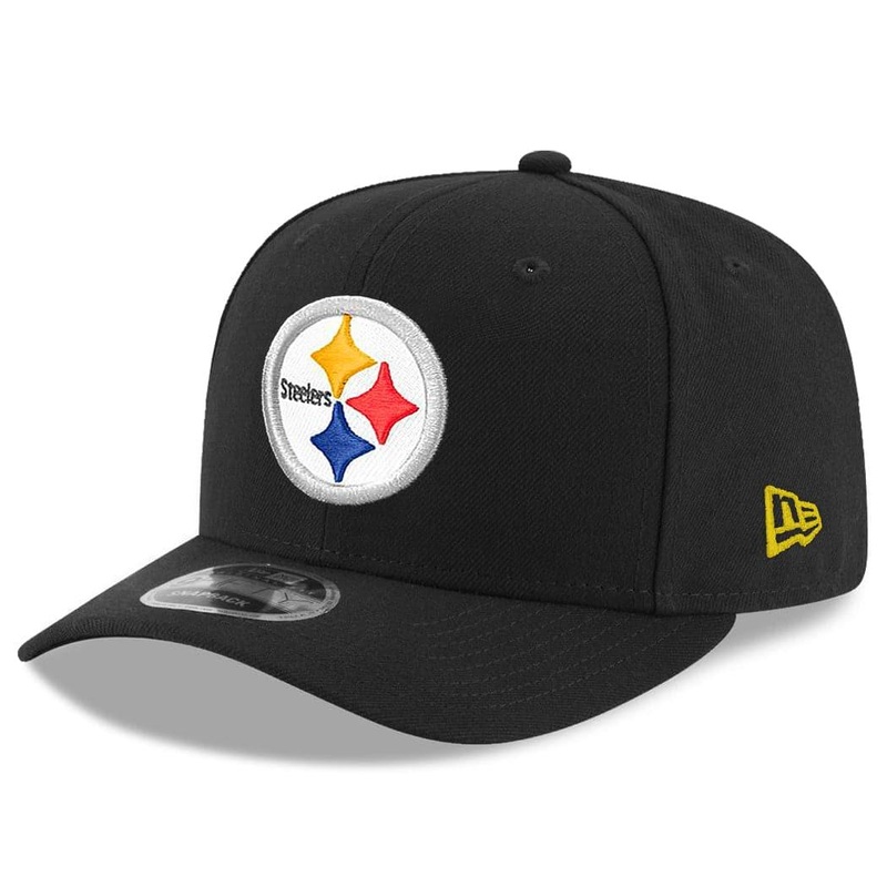 Pittsburgh Steelers New Era NFL Team 9FIFTY OF Pre-Curved Snapback Hat – Black