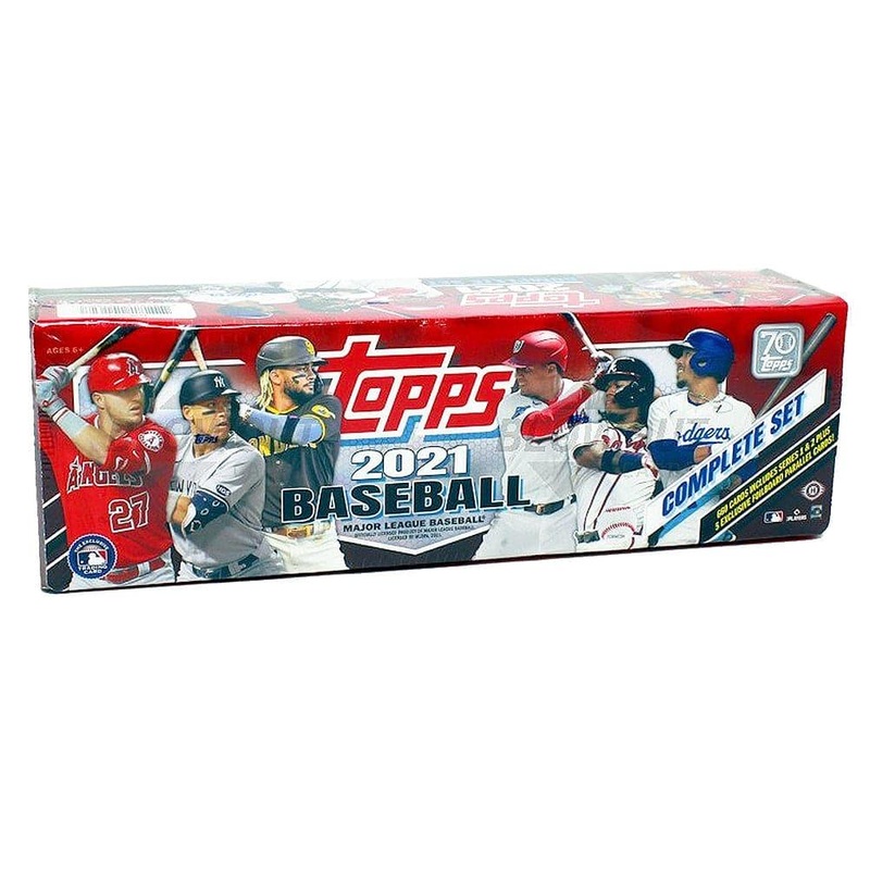 2021 Topps MLB Factory Set Baseball Hobby Box – 660 Trading Cards