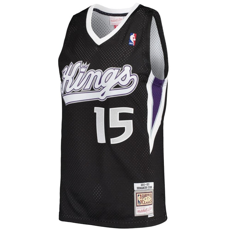 DeMarcus Cousins Sacramento Kings Mitchell & Ness NBA 11-12 Away Swingman Jersey – Black