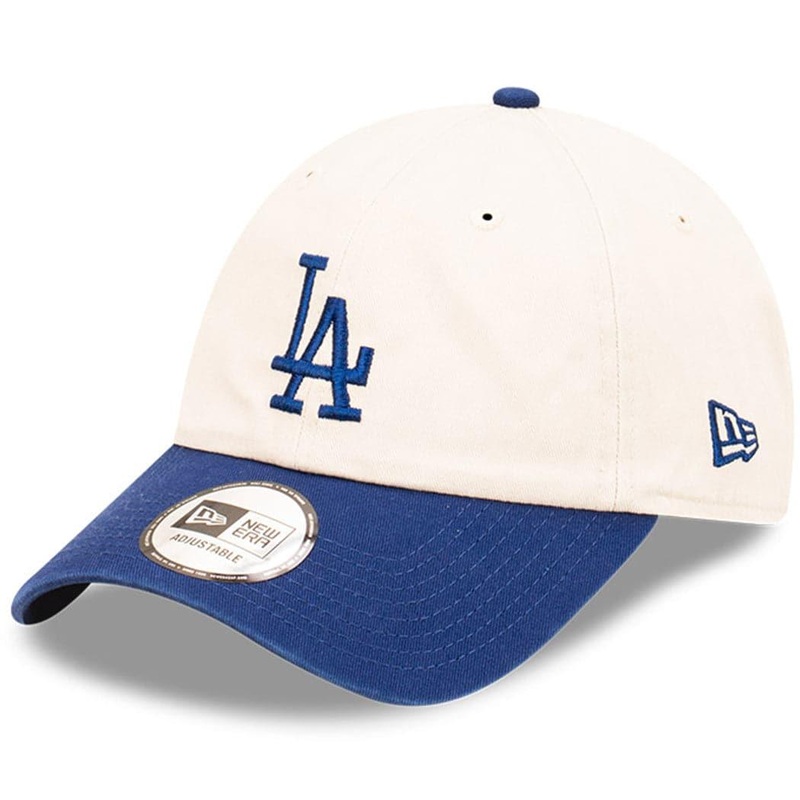 Los Angeles Dodgers New Era MLB Team 2T Casual Classic Curved Hat – Stone