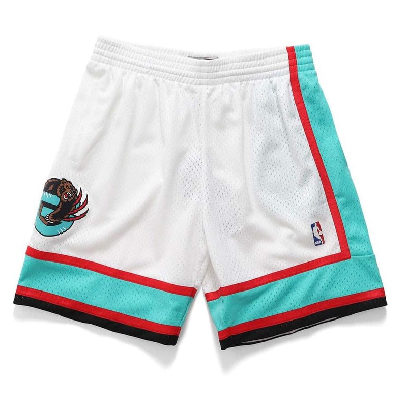 Memphis Grizzlies Mitchell & Ness NBA 01-02 Away Swingman Shorts – White