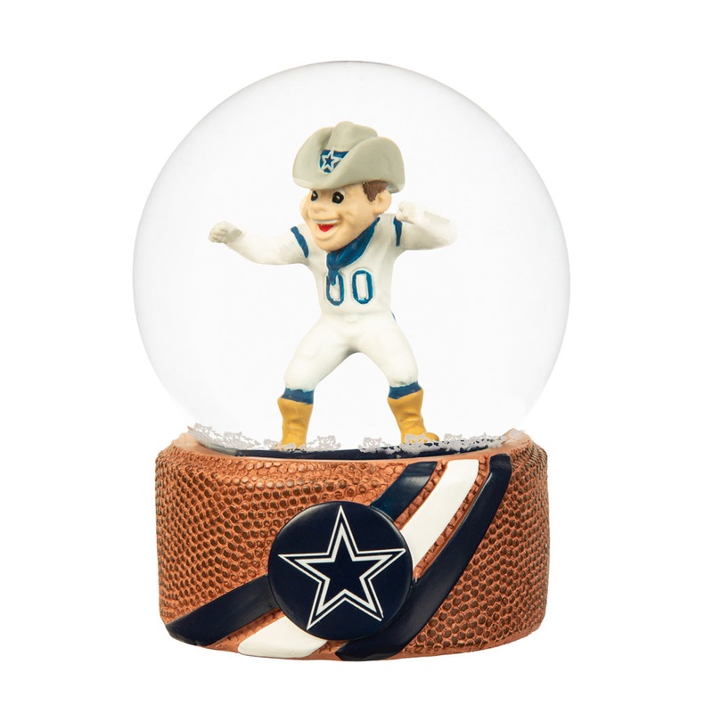 NFL Dallas Cowboys Evergreen Glass Water Globe