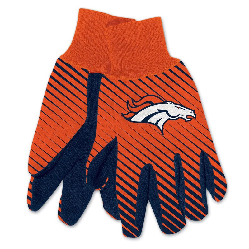 NFL Denver Broncos WinCraft Team Stripe Utility Gloves
