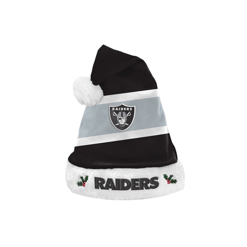 NFL Las Vegas Raiders FOCO Basic Santa Hat