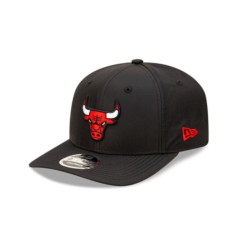 Youths Chicago Bulls New Era NBA Team Prolite 9FIFTY Pre-Curved Snapback Hat – Black