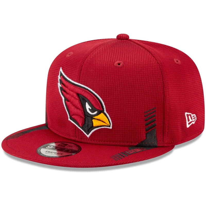 Arizona Cardinals New Era NFL 2021 Sideline Home 9FIFTY Snapback Hat – Dark Red