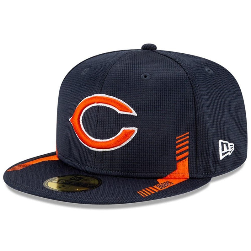 Chicago Bears New Era NFL 2021 Sideline Home 59FIFTY Fitted Hat – Navy