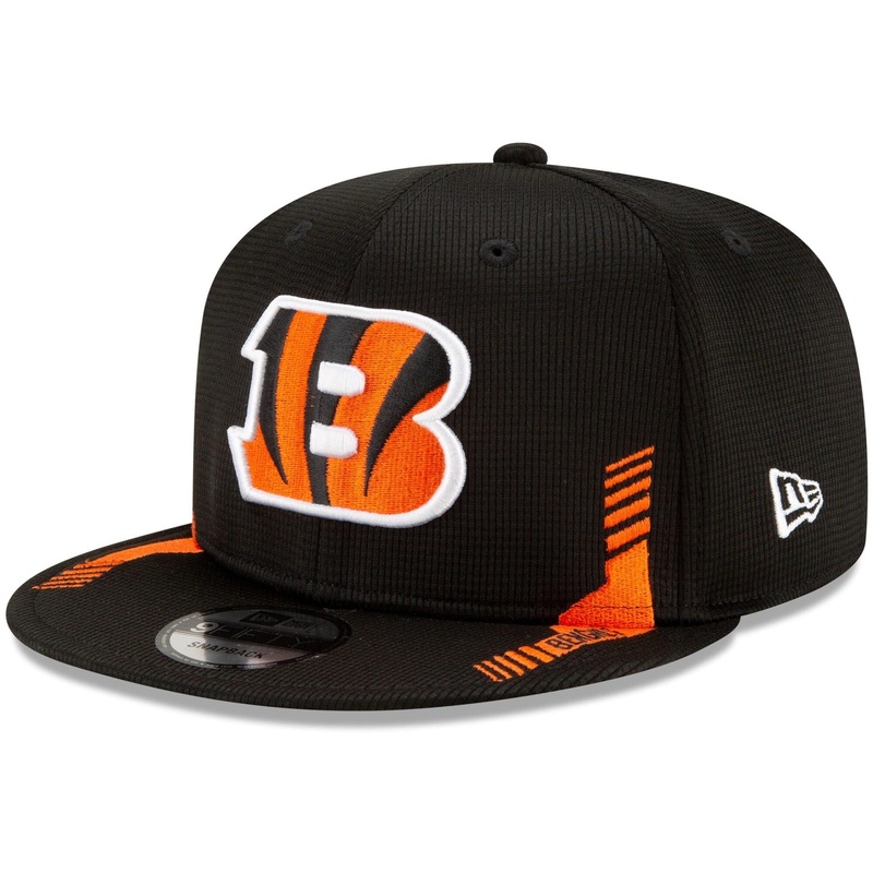 Cincinnati Bengals New Era NFL 2021 Sideline Home 9FIFTY Snapback Hat – Black