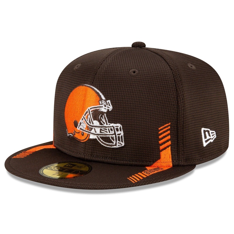 Cleveland Browns New Era NFL 2021 Sideline Home 59FIFTY Fitted Hat – Brown