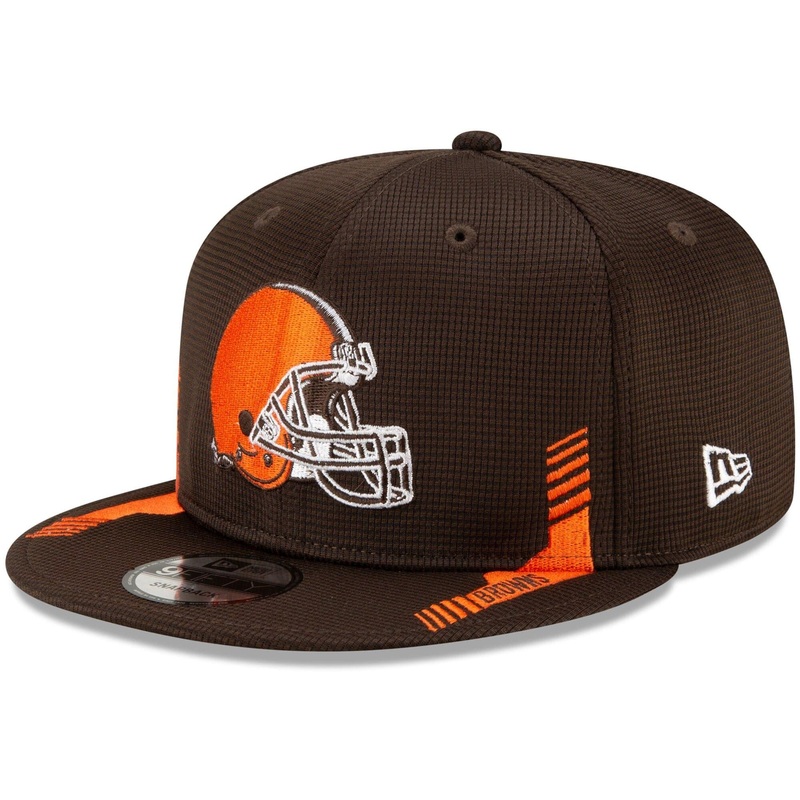 Cleveland Browns New Era NFL 2021 Sideline Home 9FIFTY Snapback Hat – Brown