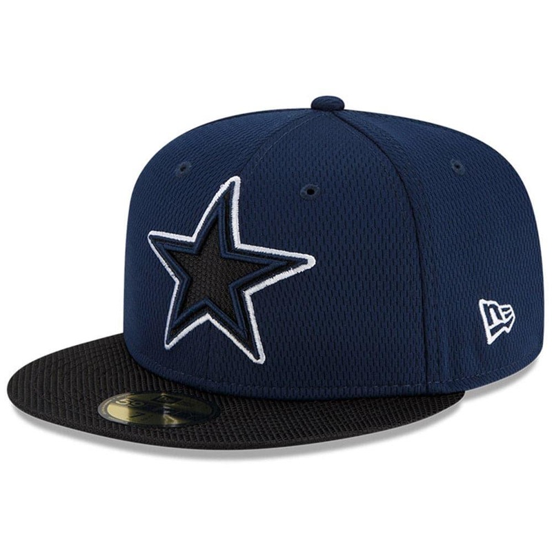 Dallas Cowboys New Era NFL 2021 Sideline Road 59FIFTY Fitted Hat – Navy