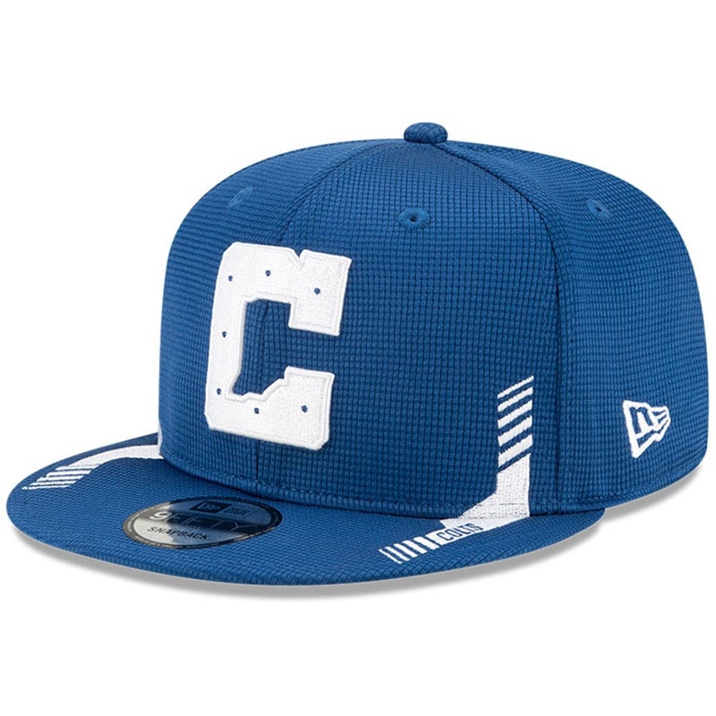 Indianapolis Colts New Era NFL 2021 Sideline Home ALT 9FIFTY Snapback Hat – Blue