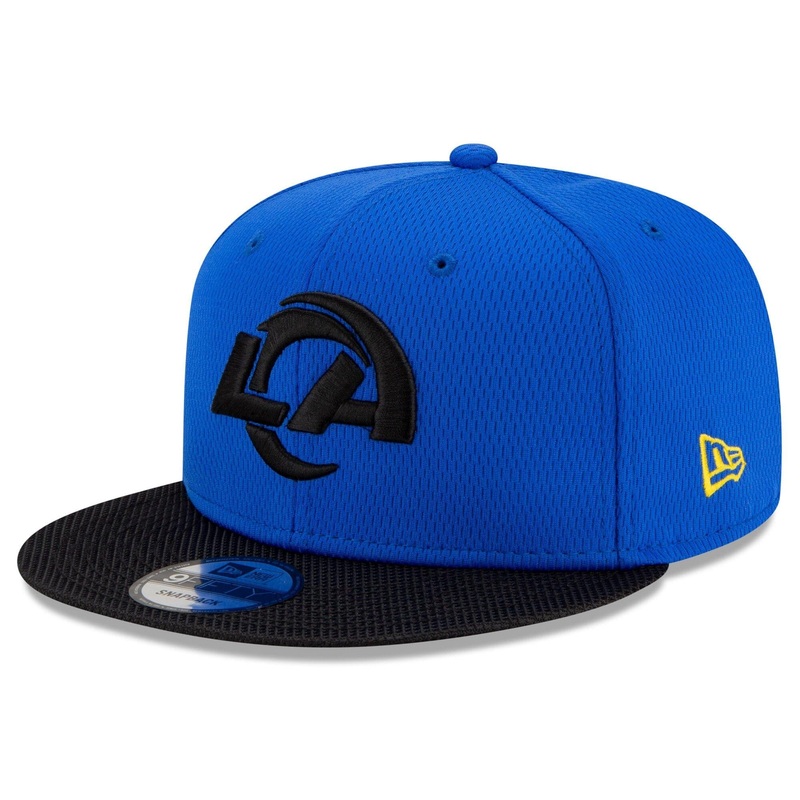 Los Angeles Rams New Era NFL 2021 Sideline Road 9FIFTY Snapback Hat – Black