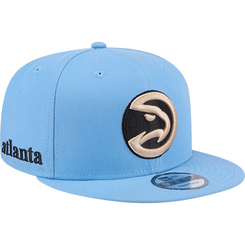 NBA Atlanta Hawks New Era 2024/25 City Edition Alternate 9FIFTY Snapback Hat – Blue