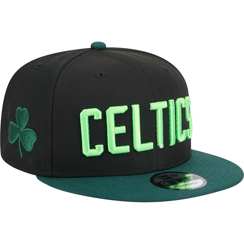 NBA Boston Celtics New Era 2024/25 City Edition 9FIFTY Snapback Hat – Black