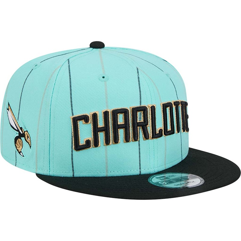 NBA Charlotte Hornets New Era 2024/25 City Edition 9FIFTY Snapback Hat – Teal