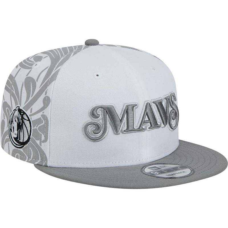 NBA Dallas Mavericks New Era 2024/25 City Edition 9FIFTY Snapback Hat – White