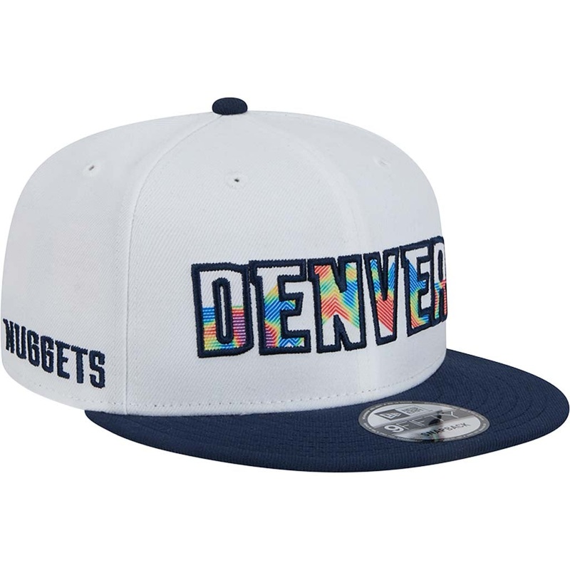 NBA Denver Nuggets New Era 2024/25 City Edition 9FIFTY Snapback Hat – White
