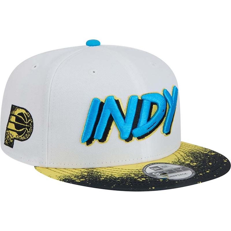 NBA Indiana Pacers New Era 2024/25 City Edition 9FIFTY Snapback Hat – White