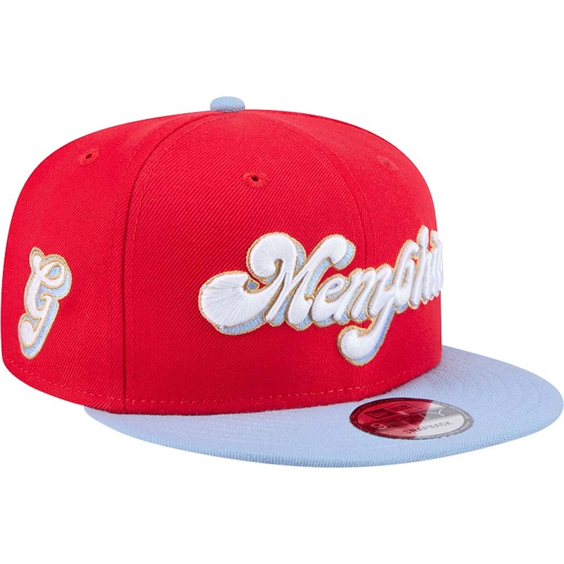NBA Memphis Grizzlies New Era 2024/25 City Edition 9FIFTY Snapback Hat – Red
