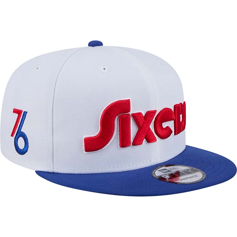 NBA Philadelphia 76ers New Era 2024/25 City Edition 9FIFTY Snapback Hat – White