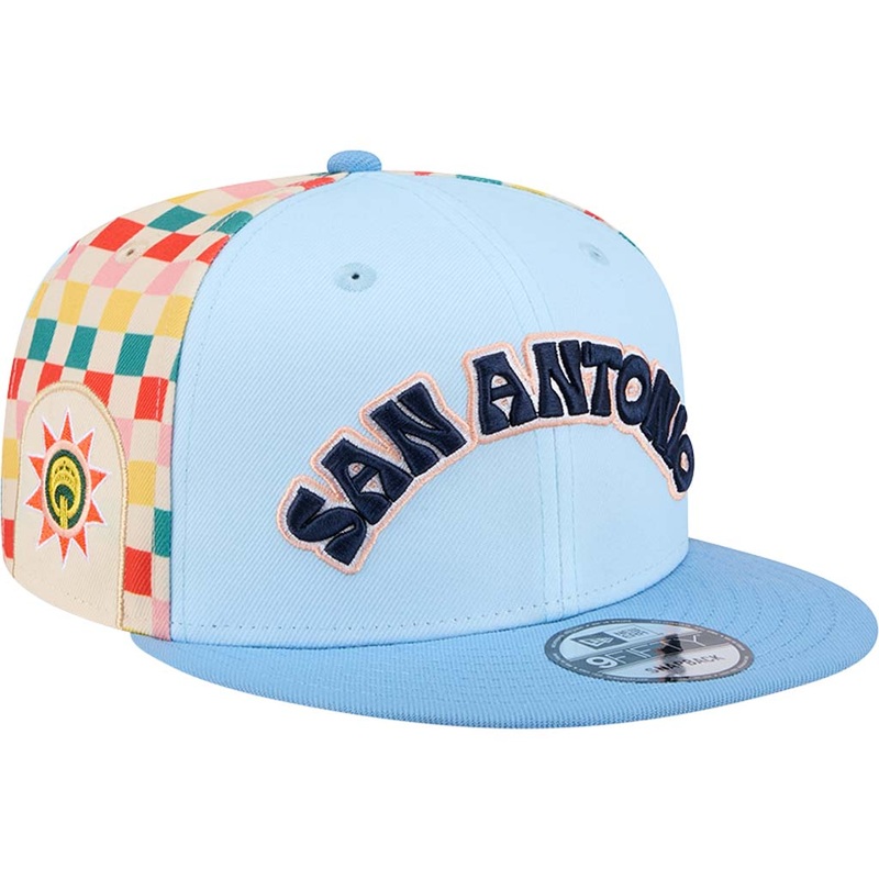 NBA San Antonio Spurs New Era 2024/25 City Edition 9FIFTY Snapback Hat – Blue