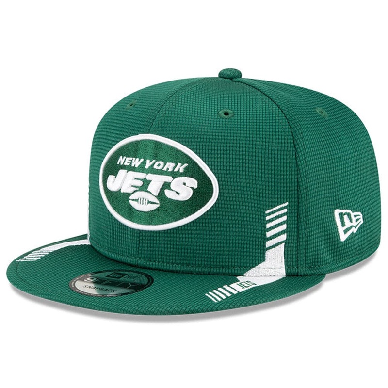 New York Jets New Era NFL 2021 Sideline Home 9FIFTY Snapback Hat – Green