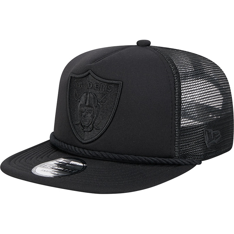 NFL Las Vegas Raiders New Era Active Tone Golfer Snapback Hat – Black