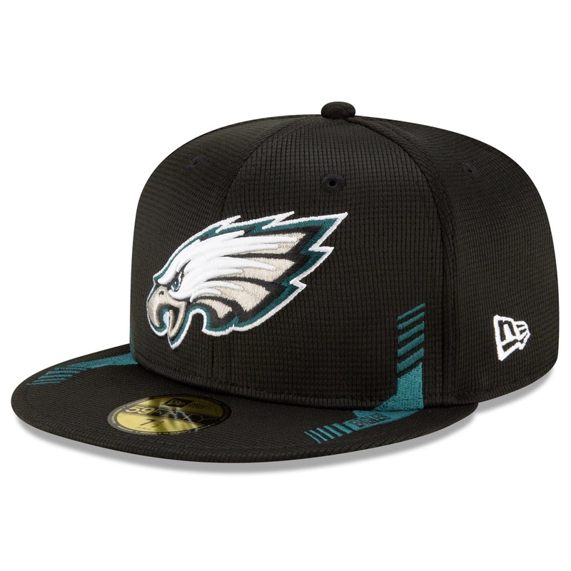 Philadelphia Eagles New Era NFL 2021 Sideline Home 59FIFTY Fitted Hat – Black