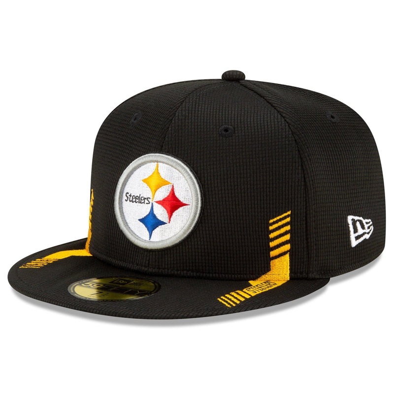 Pittsburgh Steelers New Era NFL 2021 Sideline Home 59FIFTY Fitted Hat – Black