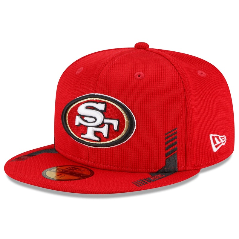 San Francisco 49ers New Era NFL 2021 Sideline Home 59FIFTY Fitted Hat – Red