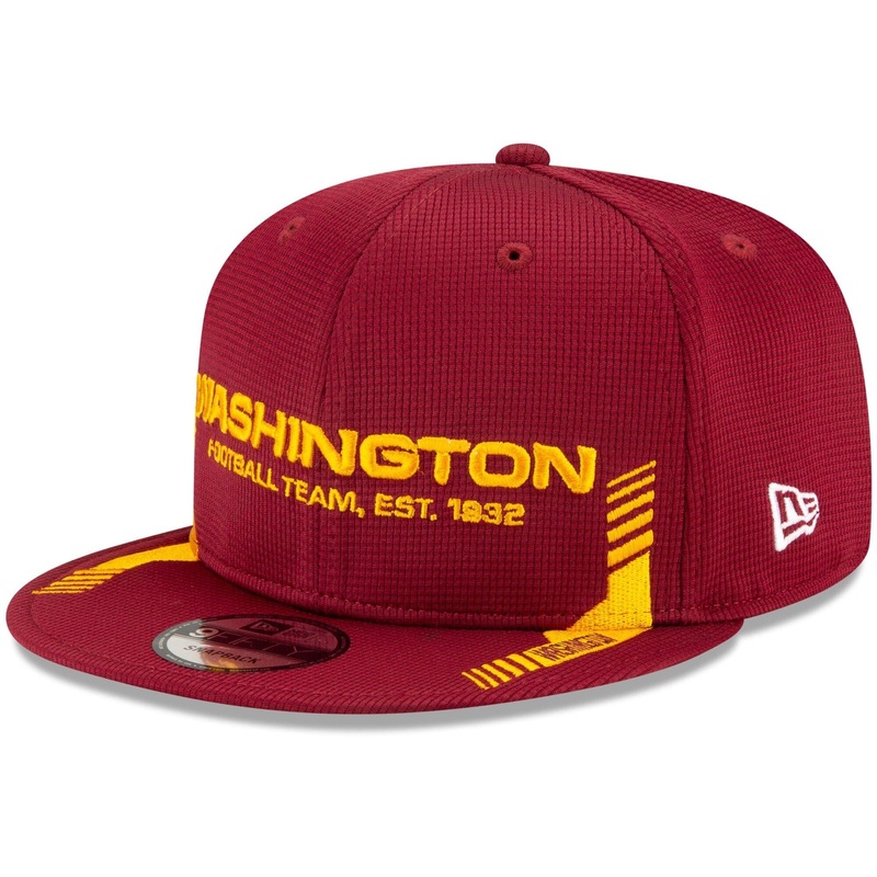 Washington Commanders New Era NFL Sideline 9FIFTY Snapback Hat – Burgundy