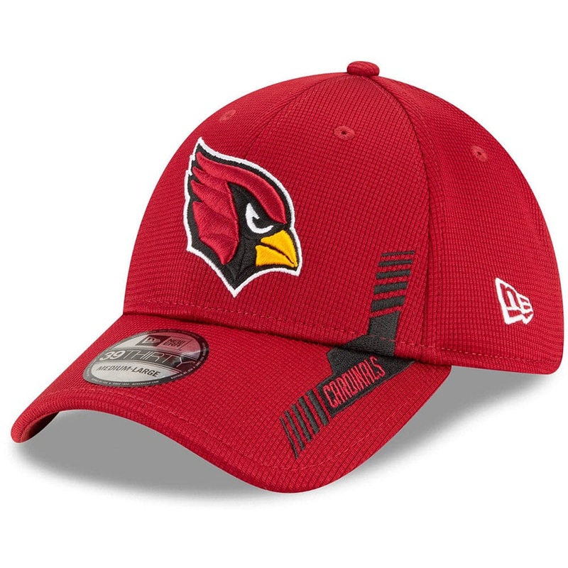 Arizona Cardinals New Era NFL 2021 Sideline Home 39THIRTY Flex Fit Hat – Dark Red