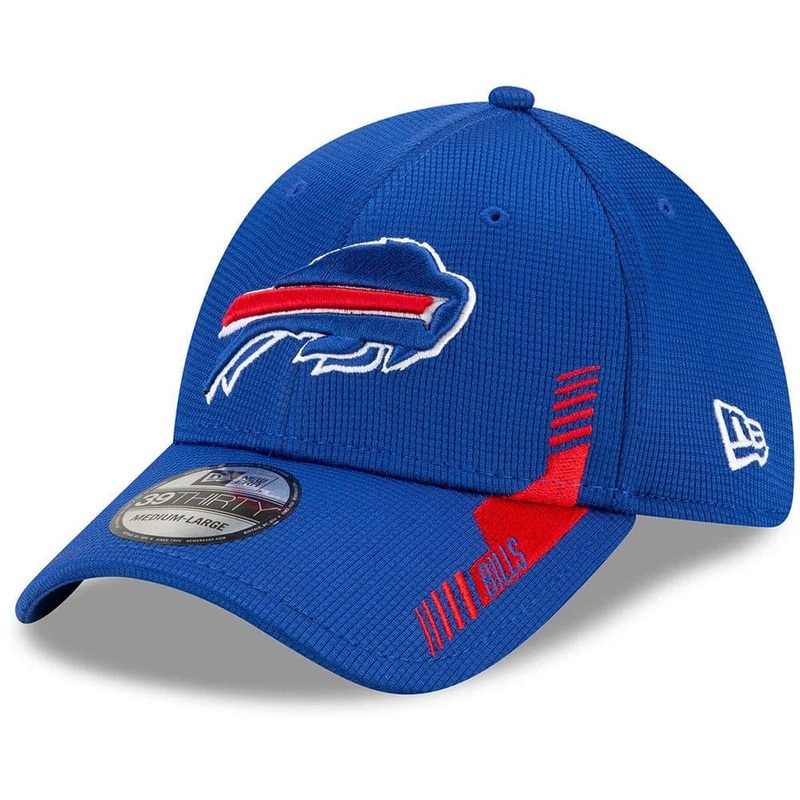 Buffalo Bills New Era NFL 2021 Sideline Home 39THIRTY Flex Fit Hat – Blue