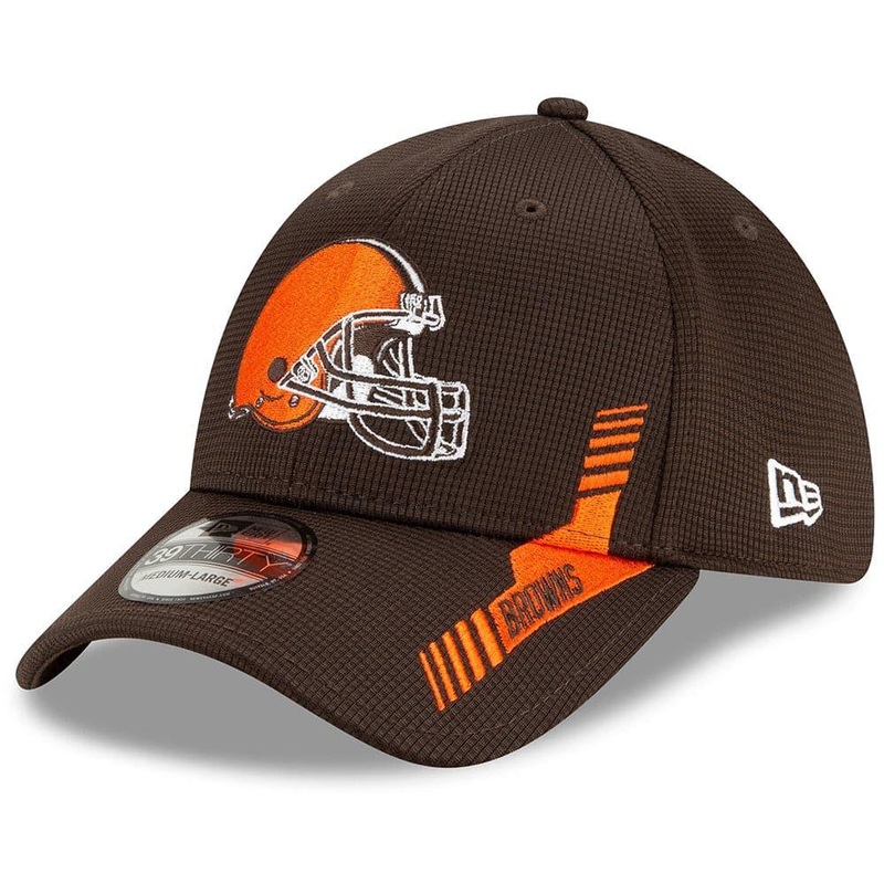 Cleveland Browns New Era NFL 2021 Sideline Home 39THIRTY Flex Fit Hat – Brown